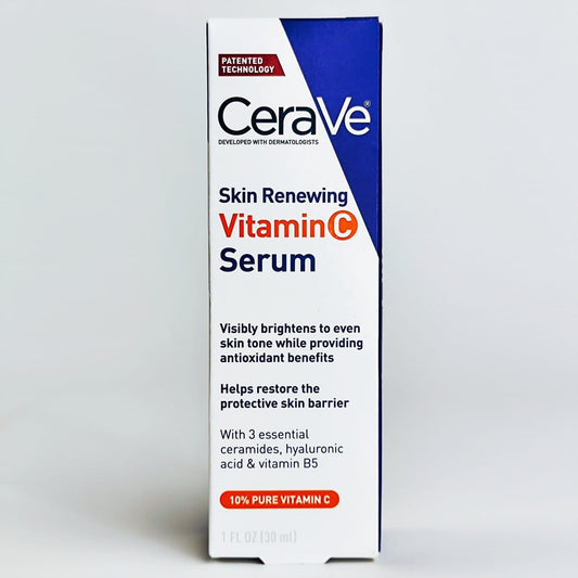 Cerave Skin Renewing Vitamin C Serum – 30ml | Brightening Face Serum With 10% Pure Vitamin C, Hyaluronic Acid & Vitamin B5